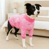 Dog Pajamas Elastic Dog Recovery Suit Warm Comfortable Dog Anxiety Vest Tie Dye Pet Spay Suit Post-Operation Care