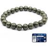 Pyrite Bracelet for Money Attraction, Confidence & Success, Healing Crystal Bracelet for Men & Women, Certificate of Authenticity