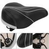PU Leather Good Elastic Rainproof General Double Spring Electric Bicycle Seat Cushion Bike Saddle Cycling Accessory