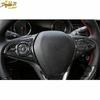 For 2017- Buick Regal Carbon Fiber Steering Wheel Button Frame Trim 2PCS
