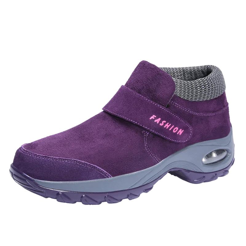 Women's Boots 2025 Winter Snow Cotton Shoes Keep Warm Fur Outdoor Waterproof Platform Casual Shoes Tenis Hiking Boots Female