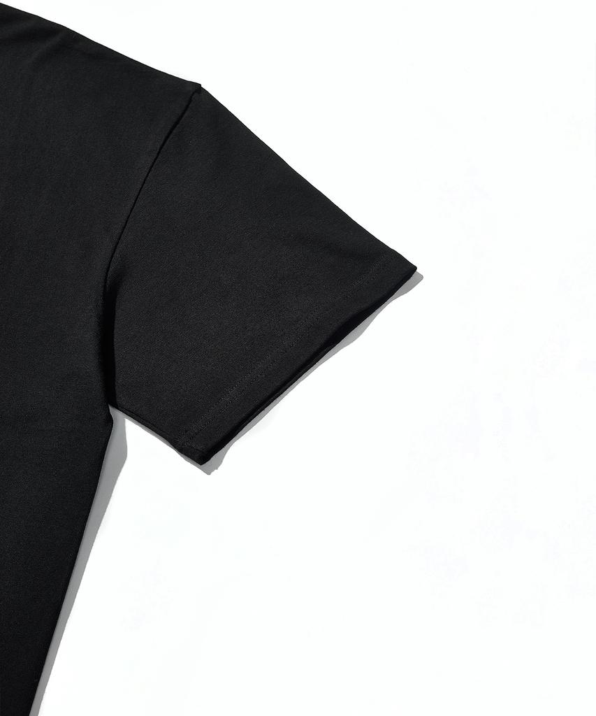 SOUNDSLIFE Embroidery Pocket T-Shirt Black