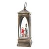 Christmas Snow Globe Lantern Warm White Musical Water Glittering Light for Christmas Commemorative Gift