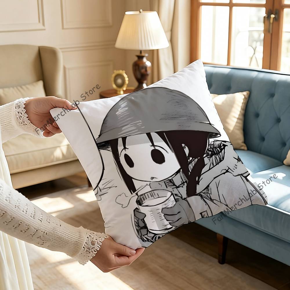 GGirls Last Tour Pillow Covers Cartoon Sofa Decorative Home Doublesided Printing Short Plush Cute Cushion Cover