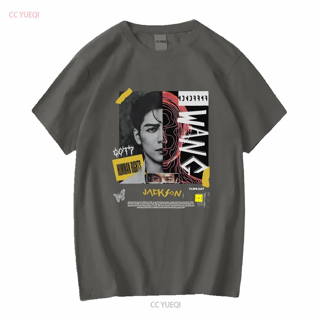 Got7 Jackson Wang Retro Bootleg T Shirt Kpop Merch For Her Or Him Long Short Sleeves Vintage Washed Stylish Slightly