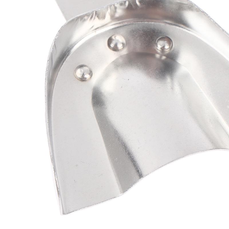 2Pcs Upper And Lower Autoclavable Teeth Tray Teeth Holder Aluminum Alloy Dental Impression Trays Lab Equipment Dentist Tool