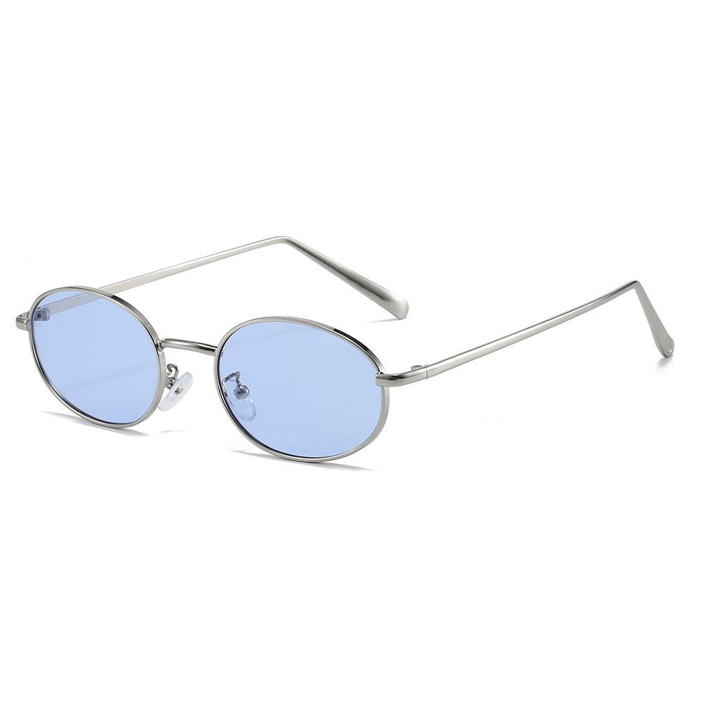 2025 Unisex Japanese-Style Metal Round Sunglasses: Retro Trendy Small Frame for Women