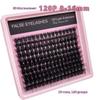 Volume Wispy Lash Clusters Fluffy D Curl 8 to 16mm Mink Eyelash Extensions for Party and Daily Wear