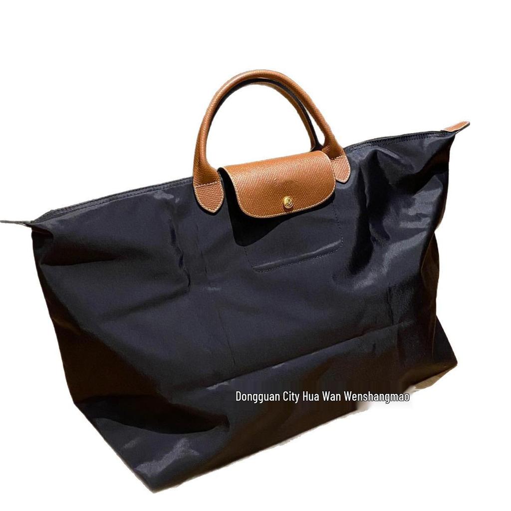 Xiangjia Large-Capacity Waterproof Oxford Travel Tote Bag, Lightweight and Foldable.