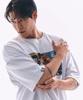 Weideun [Ali] Ali Uppercut Grafico Manica Corta Bianco