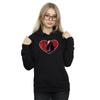 DC Comics Womens/Ladies Batman TV Series Catwoman Heart Hoodie