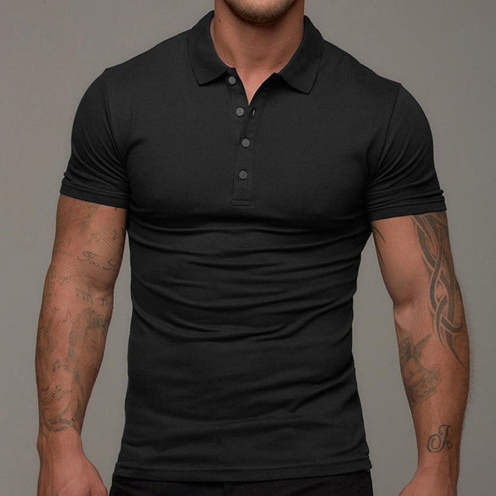 Men's Summer Leisure Culture Breathable Short Sleeved Shirt Top