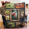 Insect Art Collection 2D Flat Pattern Flannel Blanket, High quality All Seasons, Home Decor, Warmth and Comfort, Perfect for Christmas Gifts.