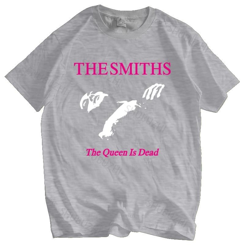 Unisex O-neck Tshirt Fashion Brand T-shirt Black New THE QUEEN IS DEAD SHIRT THE SMITHS T-SHIRT MORRISSEY UNISEX VINTAGE TEE Unisex T-shirt