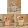Plush Bear Keychain With Sleepwear Design For Kids And Adults