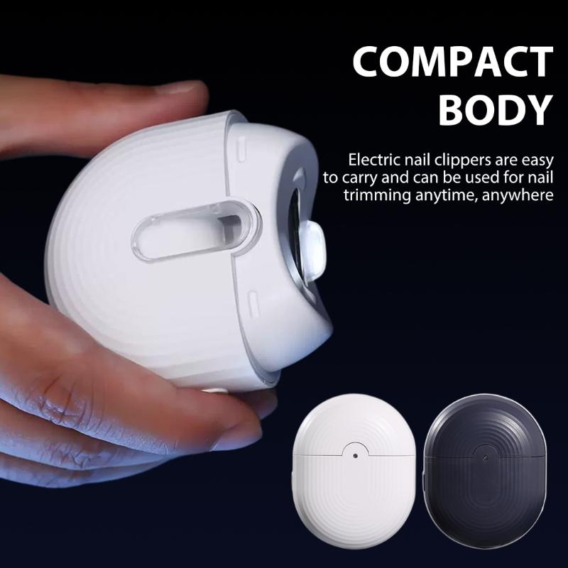 Automatic Nail Cutter with 2 Speed Electric Nail Clippers Rechargeable Fingernail Cutter Fingernail Clippers for Daily