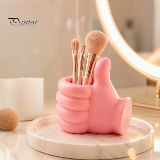 Funny Gesture Pen Stand 3D Printed Thumbs?Up Holder, Shaped Desk Organizer, Creative Durable PLA Stationery Container Pencil Cup, Cute Desktop