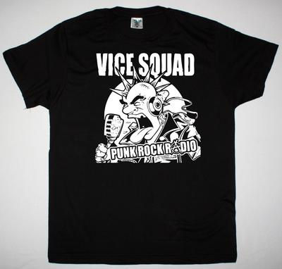 VICE SQUAD PUNK ROCK RADIO Gift For Fans Black T-Shirt Cotton S-5XL BO1205 Unisex T-Shirt