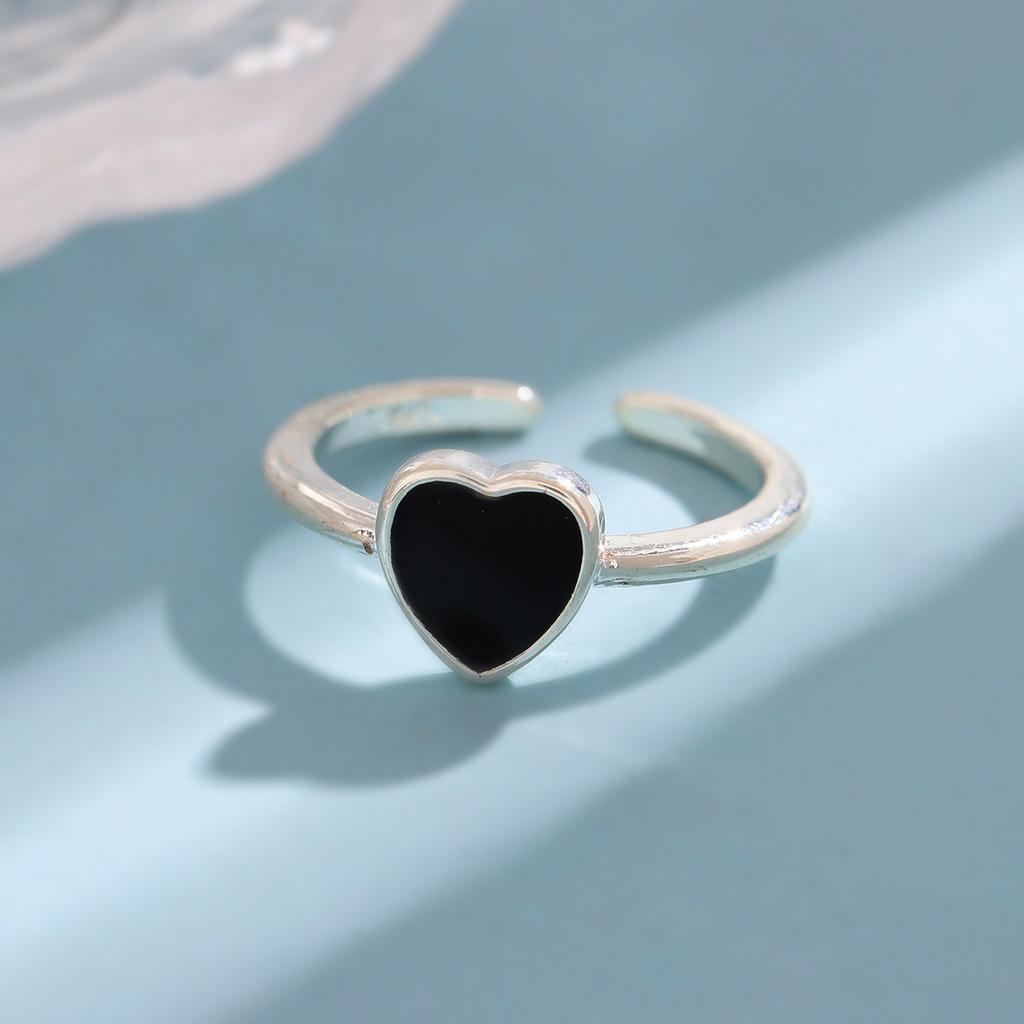 925 Sterling Silver Rings For Women Geometric Fine Jewelry Finger Adjustable Simple Blue Stone Leaf Ring For Party Birthday Gift