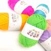 12Pcs Handmade Knitting Acrylic Yarn Soft Kids Crafts Woven Thread Multicolored Yarn Ball Beginners
