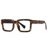 Men's Women's Fashion Square Myopia Hyperopia Glasses Photochromic Optics Prescription Glasses Anti Blue Light Filter Glasses