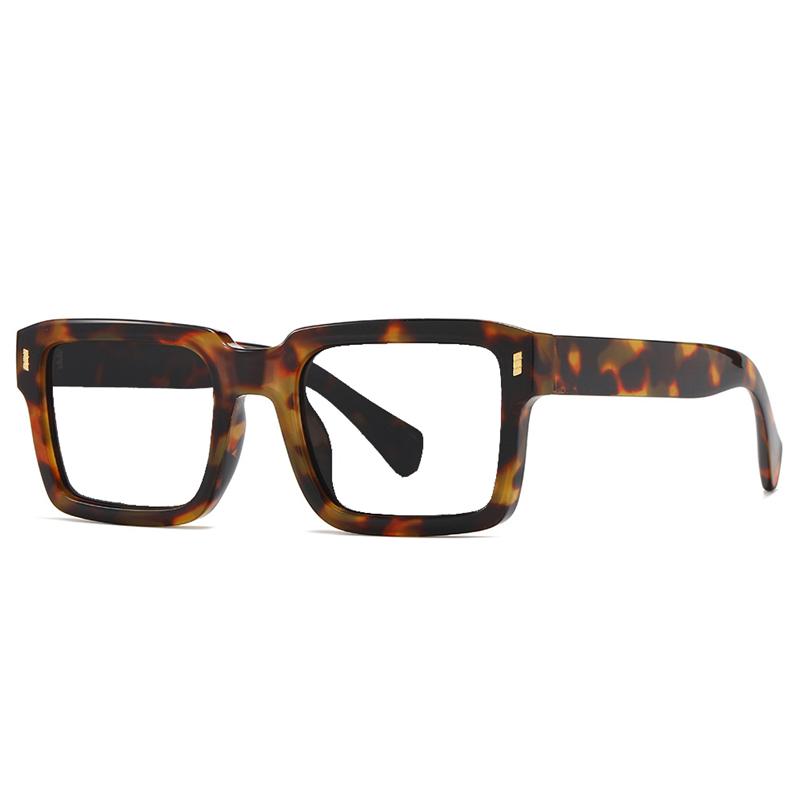 Men's Women's Fashion Square Myopia Hyperopia Glasses Photochromic Optics Prescription Glasses Anti Blue Light Filter Glasses