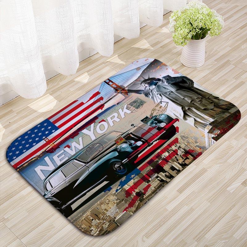 Building Tower Kitchen Floor Mat Bedroom Non-slip Carpet Household Door Mat Entry Floor