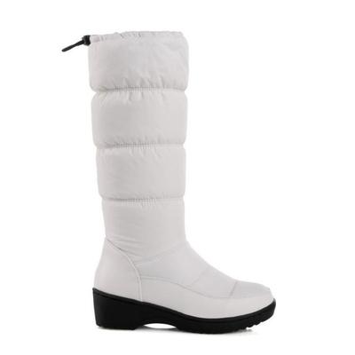 2025 Winter Women's  Knee High PunkLeisure Snow Boots Wedges Heel Winter Thick Soled Snow Boot High Thick Down Women Shoes
