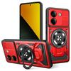 For Magsafe Magnetic Ring Armor Case For Xiaomi Poco M7 Pro Poko Little M7Pro 5G Wireless Charging Shockproof Cover