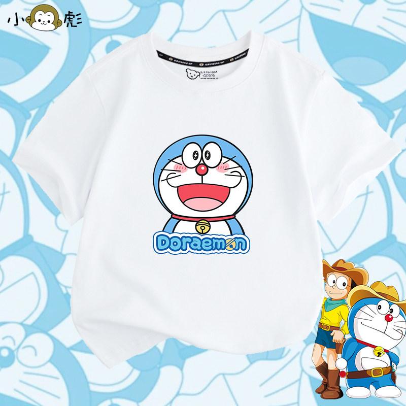 

Doraemon Xiaodingdang Cat Hero Cartoon T-shirt, Suitable for Boys and Girls, Suitable for Children s Clothing 100