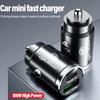 Autoladegerät für Alfa Romeo 4C 159 166 Spider Giulia Giulietta 156 Tonale Mito USB Typ-C Telefon Versteckter Schnelllade-Konvertierungsstecker