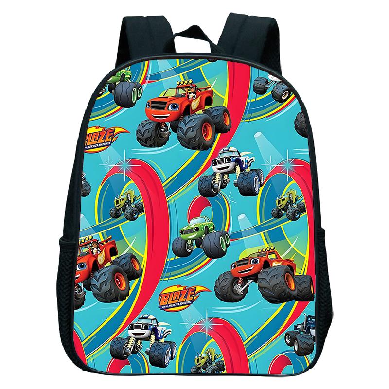Blaze and the Monster Machines Backpack for Preschool Boys Girls Waterproof Children School Bags Kids Kindergarten Rucksack Gift