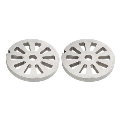 2 ADET Et Kıyma Makinesi Disk Bıçağı Paslanmaz Çelik Gıda Öğütme Bıçağı Plaka Disk Öğütme Aksesuarları