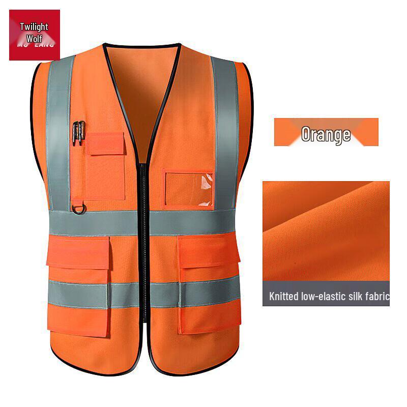 High-Visibility Multi-Pocket Safety Vest