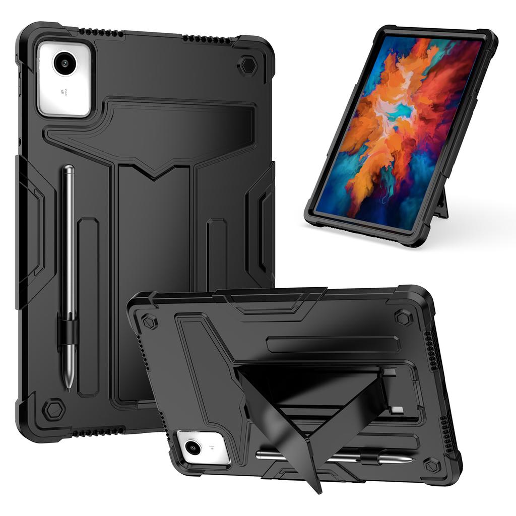 Para Lenovo Tab M11/Xiaoxin Pad 11 2024 Capa Capa Suporte em T PC+Silicone Capa para Tablet
