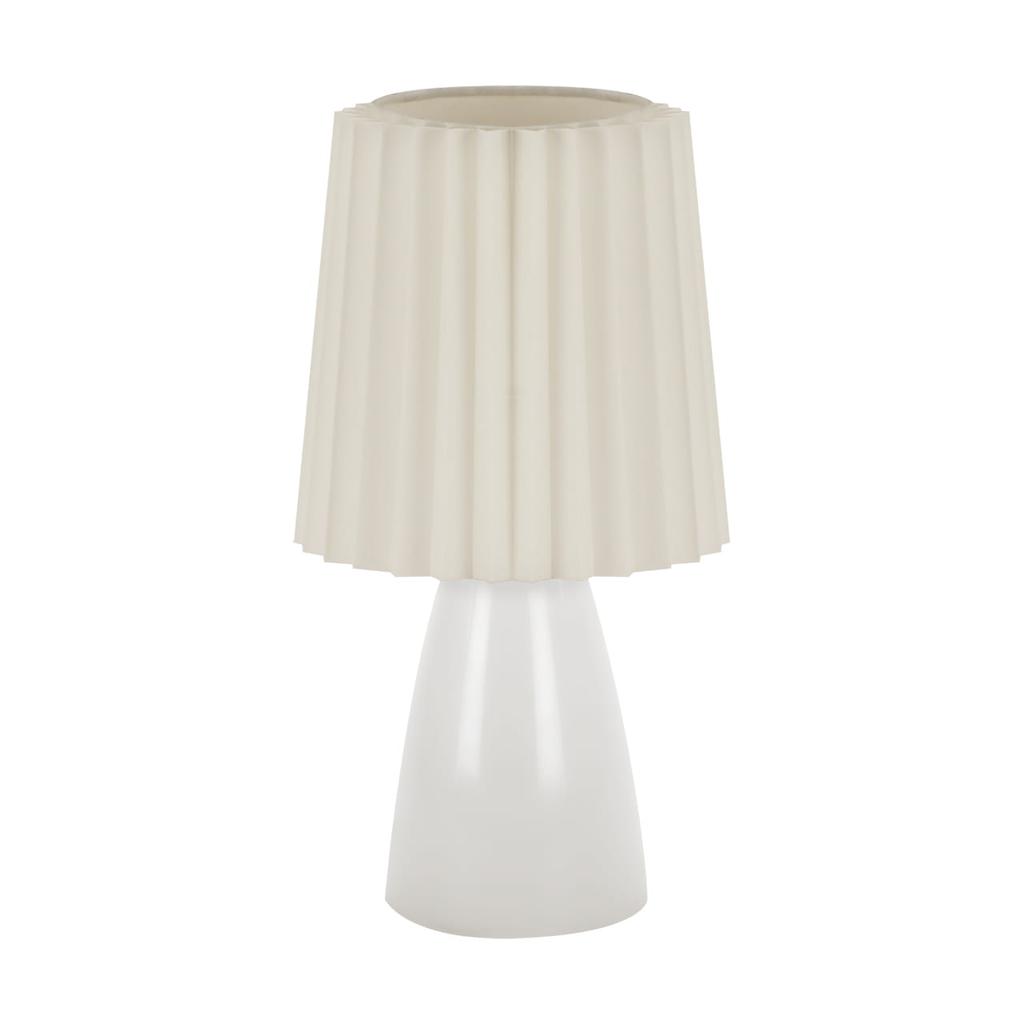 White Ceramic Table Lamp 25W Malma E14 Ideus 04397