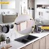 SUS 304 Stainless Steel Wall Mount Towel Holder Household Double Towel Rod Bathroom Rustproof Towel Rack
