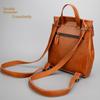 "Stylish European & American Genuine Leather Backpack for Women – Versatile & Multifunctional Design"