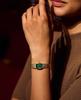 Bulova Classic Goddess of Time Green Dial Ladies Watch 97L184