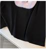 Women's Plus Size Slimming Loose Mid-Length Round Neck T-Shirt (Short Sleeves) 
