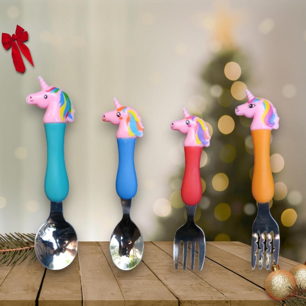 

Набор посуды «Единорог», который включает 2 ложки-единорога и 2 вилки. Отлично подходит для повседневного использования и в качестве подарка на день рождения. Идея подарка «Единорог» | Праздничный подарок «Единорог»