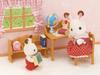 Sylvanian Families Furniture Desk ST Mark Certified Ages Toy Dollhouse Sylvanian Families Epoch EPOCH [Study Set] KA-318 3+ Co., Ltd.