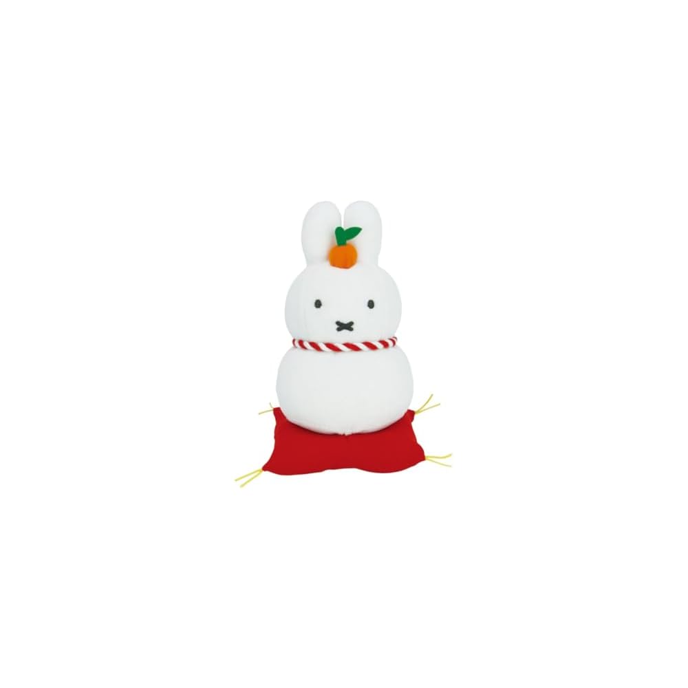 Sekiguchi Dick Bruna Kagami Mochi Miffy Plush Toy 16.5cm x 10cm x 9cm