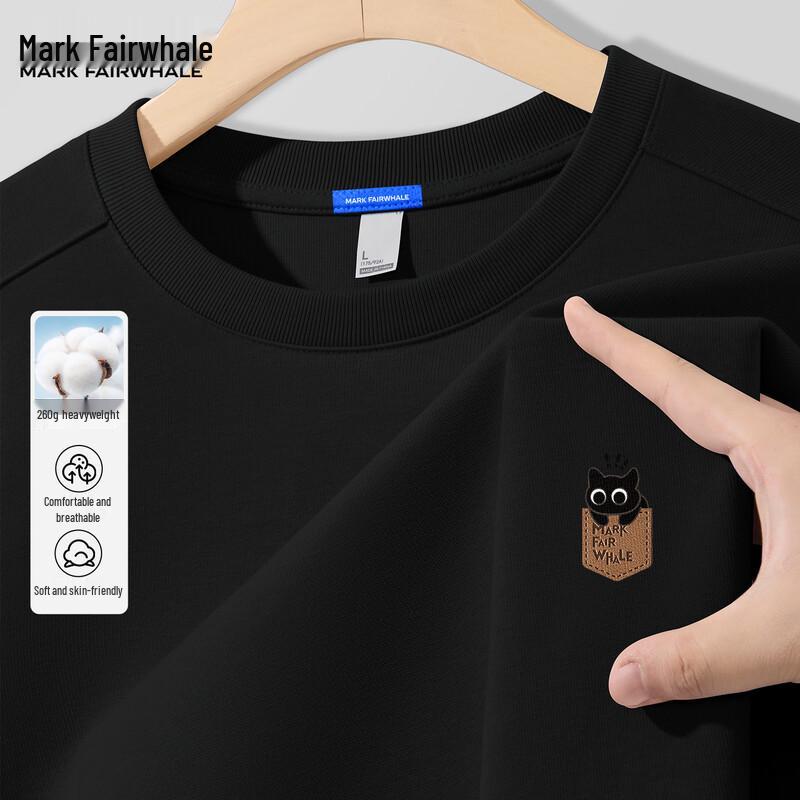 

Mark Fairwhale Men s Casual Loose-Fit Long-Sleeve T-Shirt 2XL