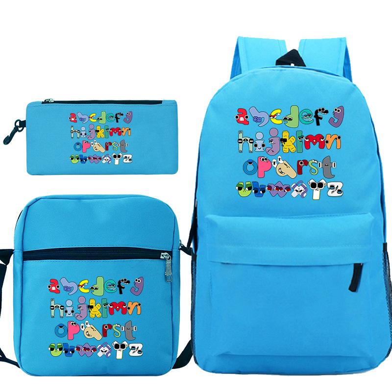 Game Alphabet Lore Alphabet Legend School Bag Backpack Shoulder Bag Pencil Case
