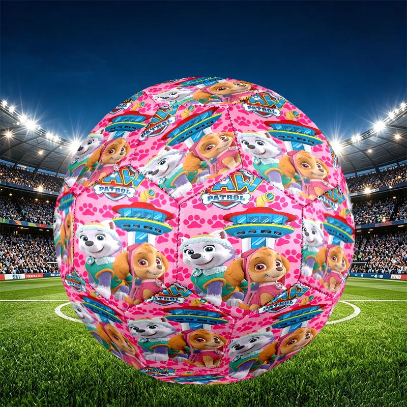 PAW Patrol Print Size 5 Soccer Ball, PU Wear Resistant Football for Match Training and Daily Practice, Birthday Gift for Soccer Fans