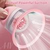 Nipple Sucker Strong Suction Stimulation Massager and 10 Vibrator Rotating Modes, Rechargeable Adult Toys for Fun Three Pairs of Massage Heads