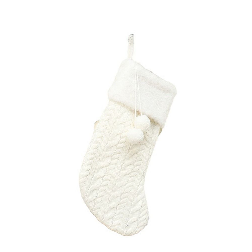 Large Capacity Christmas Knitting Stocking Personalized Christmas Tree Pendant  New Year