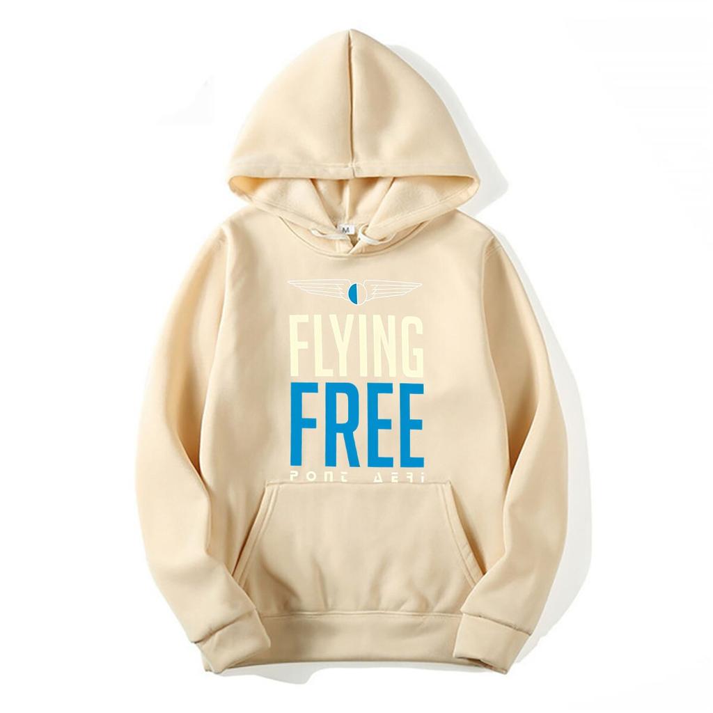 Flying Free Pont Aeri hoodies aethetic clothing cute clothes oversized men workout hoodies
