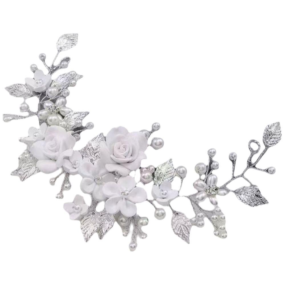 Flower Pearl Wedding Headband Rhinestone Wedding Hair Accessories Jewelry  Party Accessories